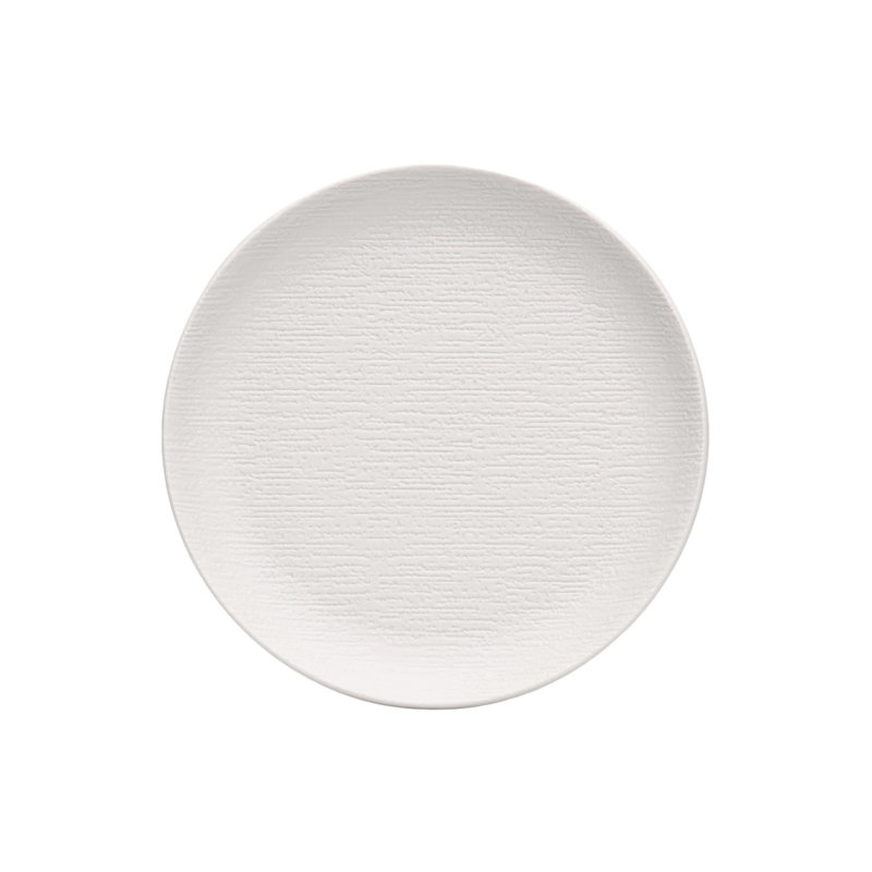 Trama Melamine Salad/Dessert Plate, Light Gray