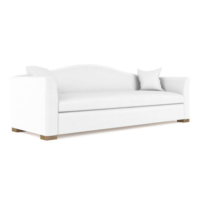 Horatio Camelback Taper Curved-Arm Sofa