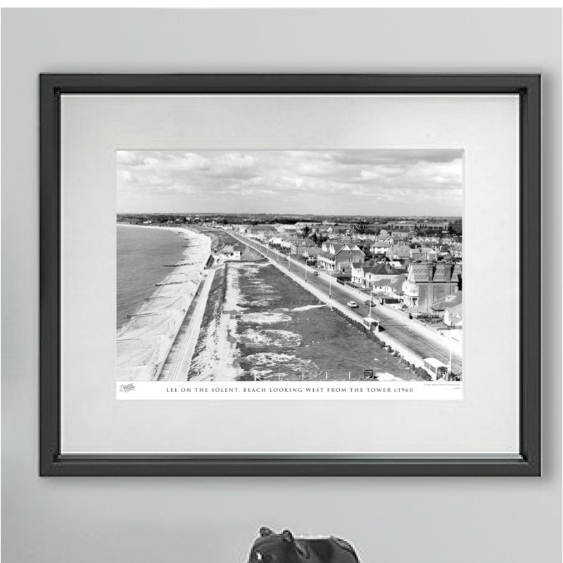 Falmouth, The Bay 1908 - Single Picture Frame Print, 45cm H x 60cm W x 2.3cm D