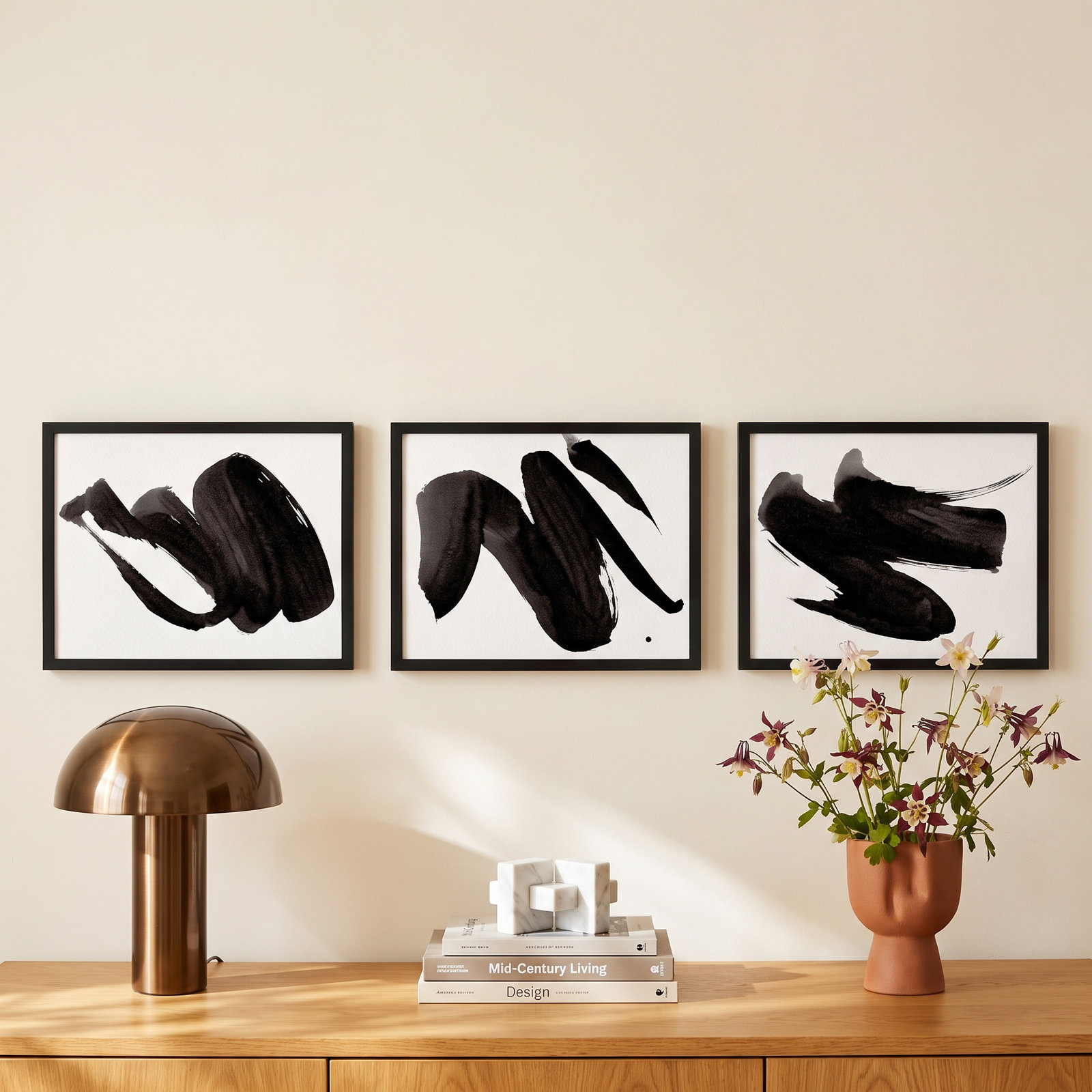 Dancers by Jacques Pilon, 16" H x 20" W x 1.25" D, Black Framed