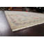 Tapis bleu clair / ivoire en laine Ziegler
