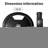 45LB Pair  Rubber Plates. 2-Inch Barbell Weights for Silent Training