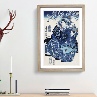 Ogiya Uchi Hanaogi by Utagawa Kuniyoshi - Picture Frame Painting Print
