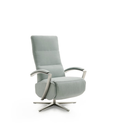 Amalgre Upholstered Swivel Recliner