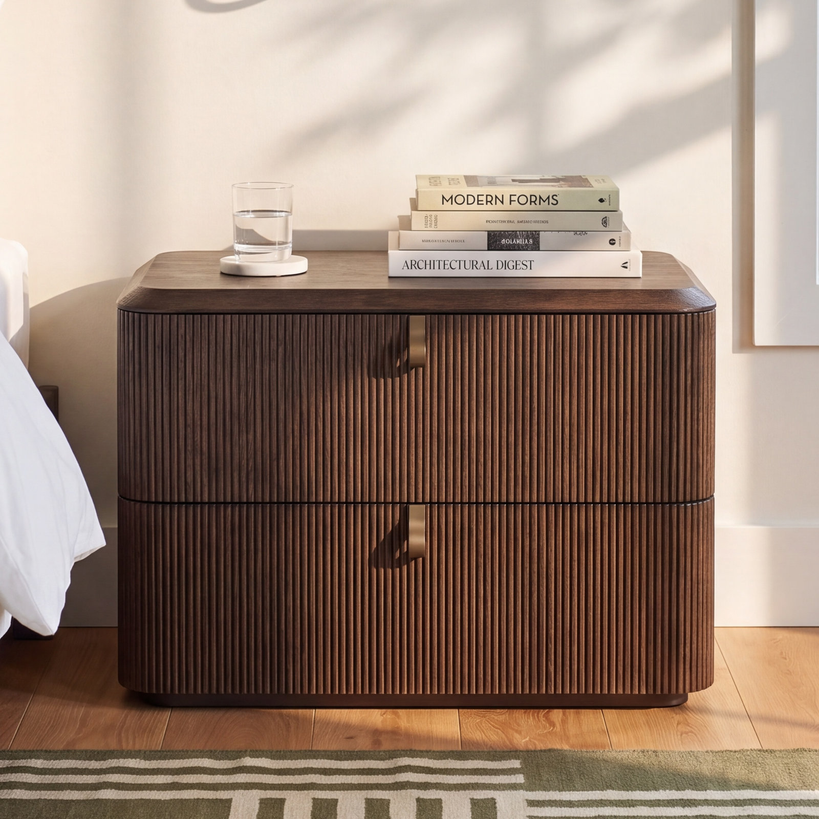 Colten 2 - Drawer Nightstand, Brown