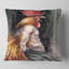 «Man with Wings and Rooster Head» - Coussin imprimé animal-29516777-29516781