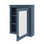 Armoire de rangement murale avec miroir et tablettes réglables, armoire de rangement au-dessus de la toilette 24 po x 27 po-741292514