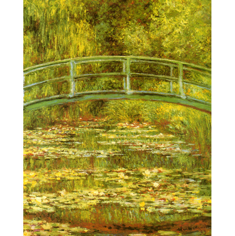 L'étang et le pont Water Lily, H 24 po x l 19 po