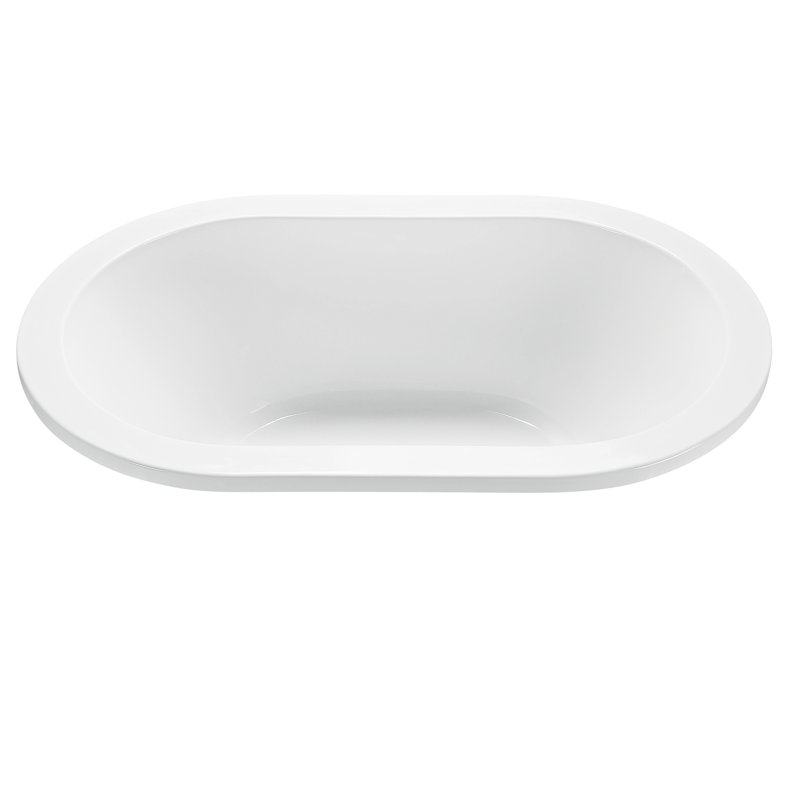 New Yorker 2 65.5" Air Bathtub, White, Under Mount