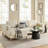 Roscoe Left-Facing Fabric Sectional Sofa With Chaise-117983194-117983192