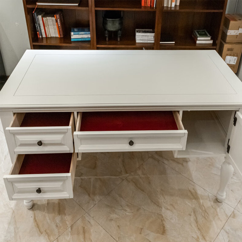 Exquisite European style desk and chair set