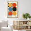 Œuvres abstraites, couleurs vives et classiques, collage «Colorful Geometric Circle Bauhaus» sur-99142164-99142165