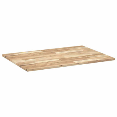  Table Top Rectangular Solid Wood Acacia
