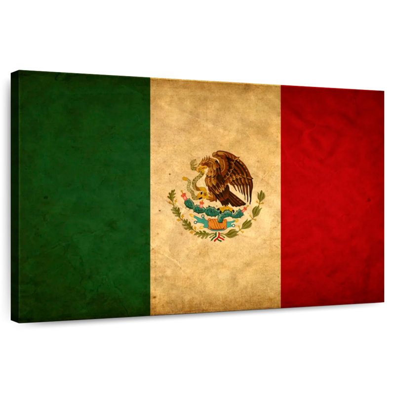 Drapeau mexicain Borges, H 8 po x l 12 po