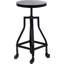 Adjustable Stool with Metal Frame