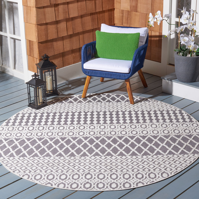 Dobbs Performance Geometric Rug, Round 8'
