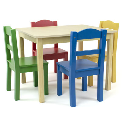 Ensemble de table de jeu / d'activité rectangulaire avec chaises pour enfant Aztlan