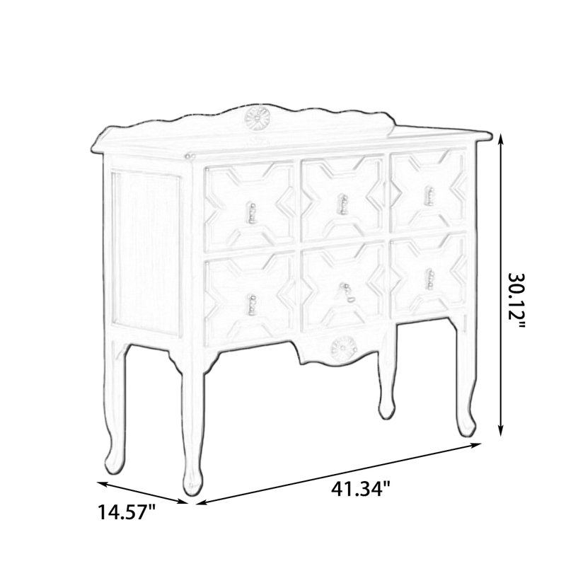 Commodes et commodes rectangulaires en noyer massif et bois manufacturé