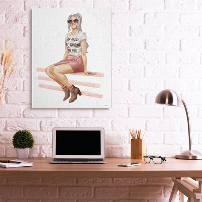 Reproduction d’art graphique « be you inspirational Female fashionista » par Ziwei Li-impression