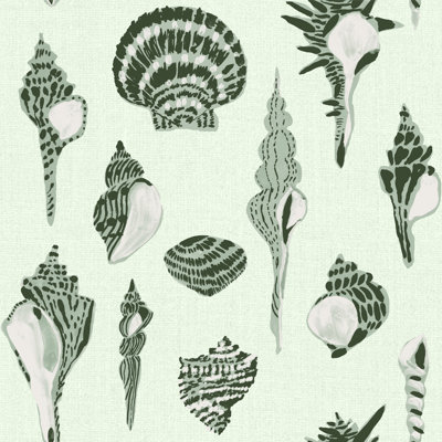 Sullivan’s Island Shells Serene Sky Wallpaper by Megan Molten