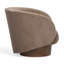 Fauteuil demi-tonneau pivotant en velours de 85,09 cm de large Idella Dalli-1957842517-1957842518