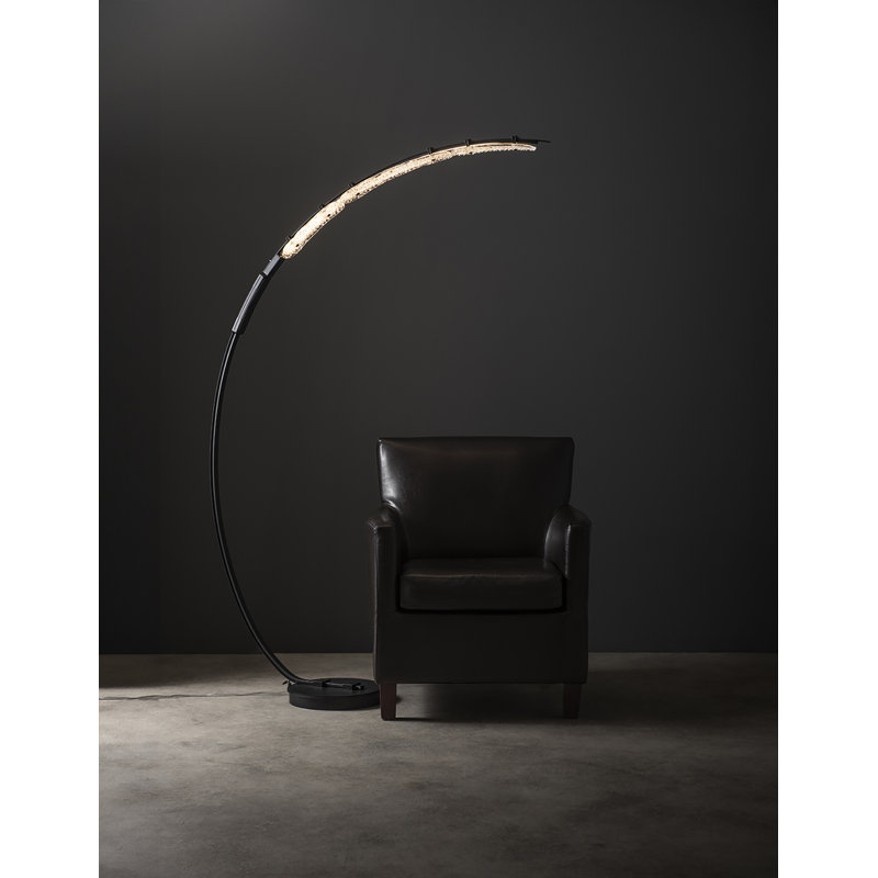 Glissade LED Arc Floor Lamp By Andy Morter, Black