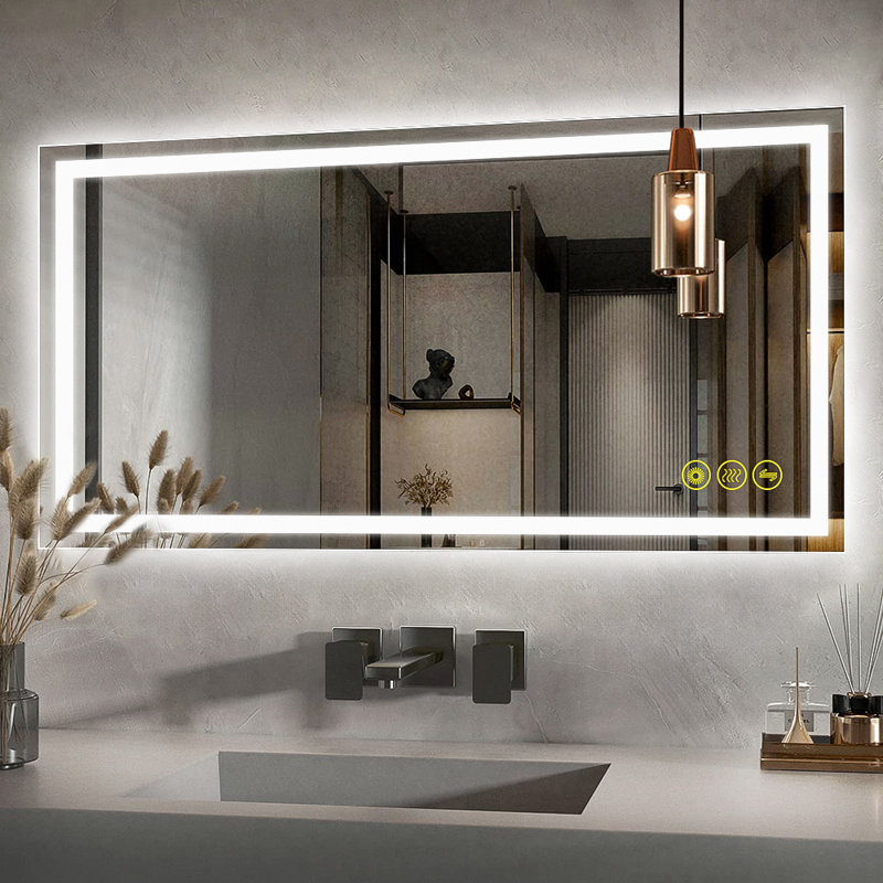 Miroir mural Helga, H 48 po x l 24 po x P 1,2 po