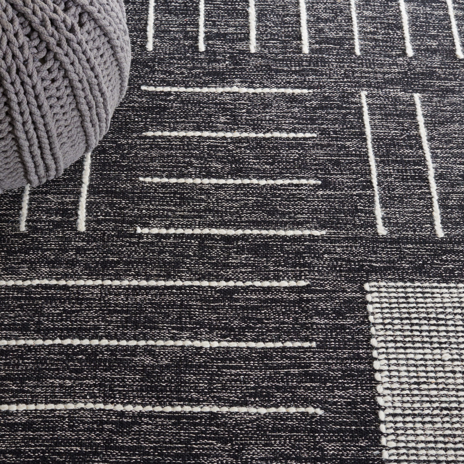 Flore Handmade Rug, Rectangle 3' x 5'