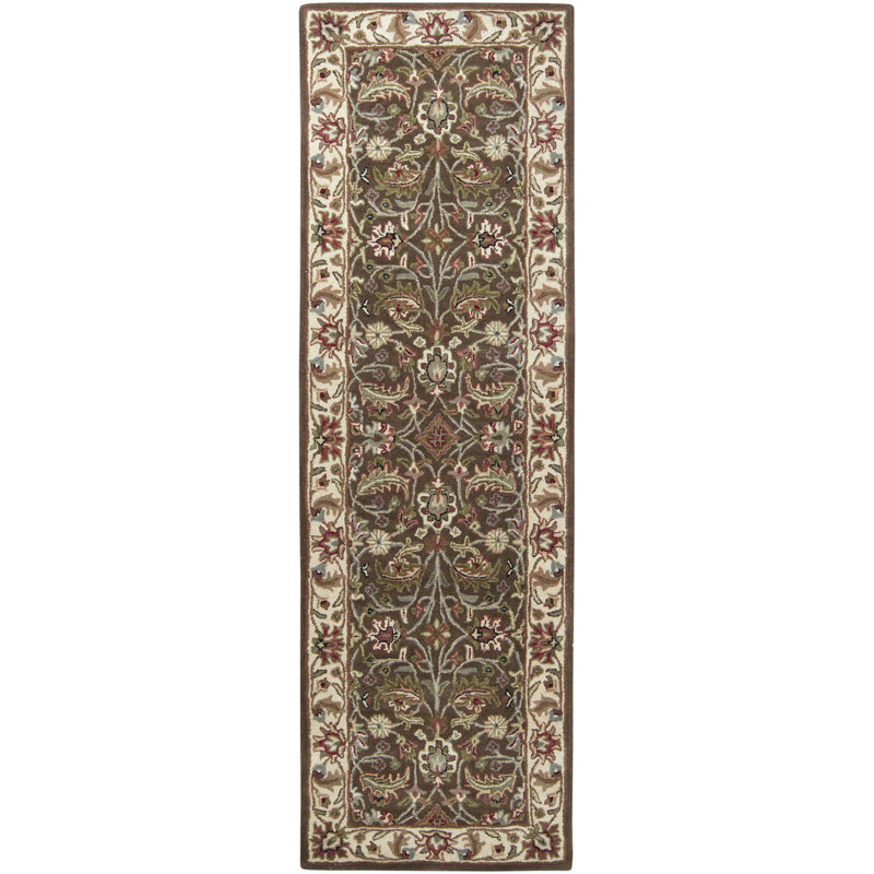 Tapis oriental en laine touffeté à la main Arnedra, Rectangulaire 2 pi x 3 pi