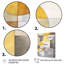 «Yellow and Gray Intersecting Realities I - Abstract Shapes», art mural encadré-1867056869-1867056875