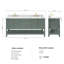 Magnolia Bath Vanity Rectangular Basin S073DCWRV-5488605-12012060