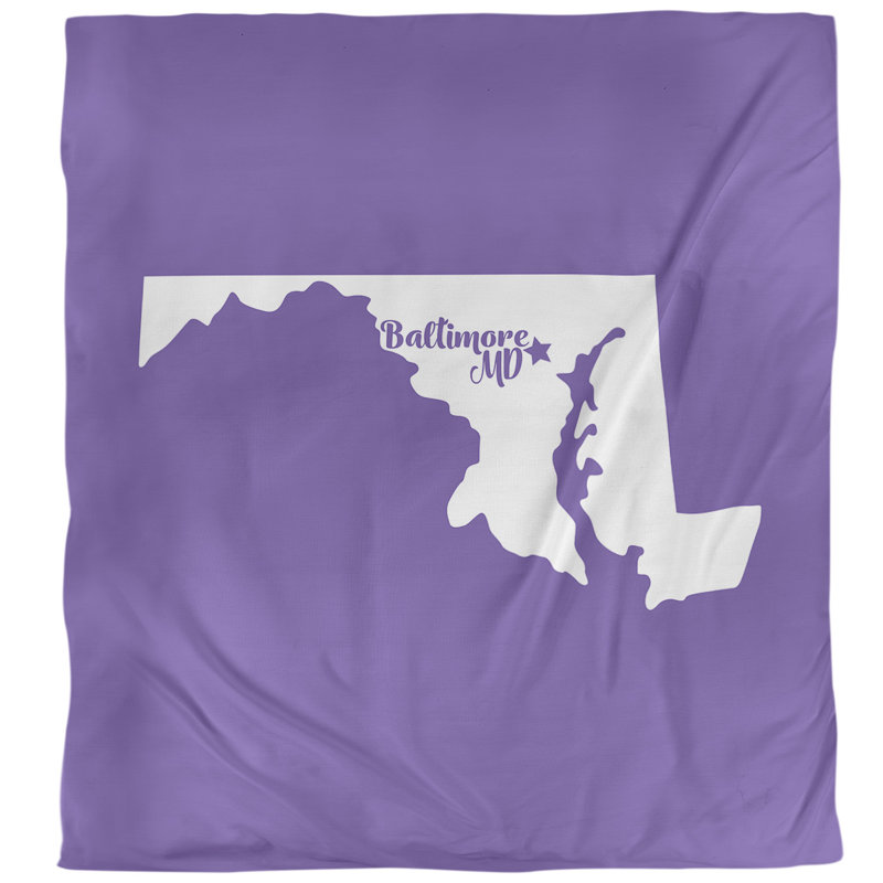 Housse de couette simple baltimore Maryland, Housse de couette pour très grand lit, Mauve, Microfibre