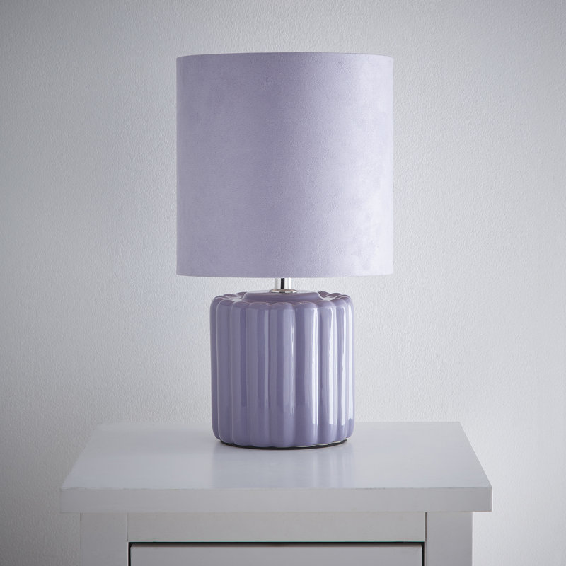 Bryshere Ceramic Table Lamp, Lilac