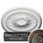 Endurathane Spring Leaf Ceiling Medallion, 19 7/8"OD x 3 5/8"ID x 1 1/4"P (Fits Canopies up to 5 5/8")Hand-Painted Witch Hazel Finish-28576516