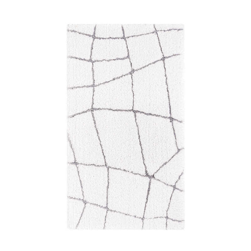 Amalia Bath Rug, Silver, 20" W x 31" L
