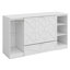 Lit escamotable simple avec tablettes de chevet et garde-robe