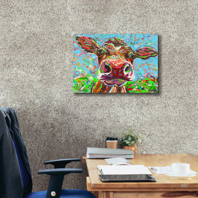 Cow From Another Planet 1  by Carolee Vitaletti