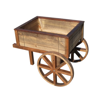Taft Handmade Wood Wheelbarrow Planter