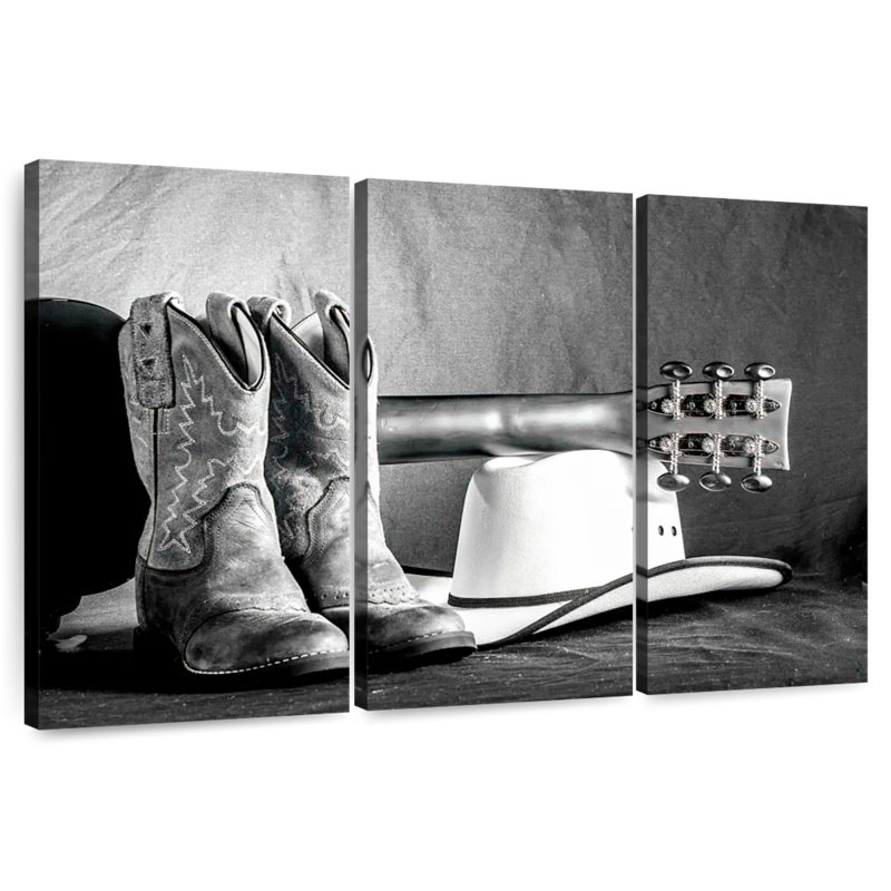Lelar Western Country Music, H 32 po x l 50 po