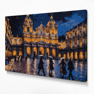 Cities Lima Peru Gray Canvas Wall Art