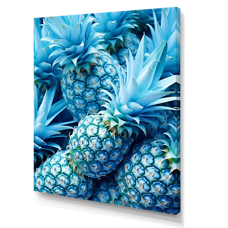 «Juice Pineapple Bliss V», reproduction sur toile, H 32 po x l 16 po x P 1 po, Toile tendue