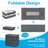 90L Under Bed Storage Containers, Closet Organizers And Storage Bins, Foldable Underbed Storage Bags, Grey-1906106291