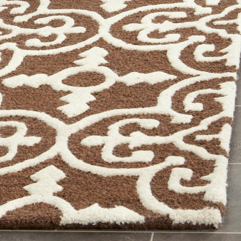 Cambridge Hand Tufted Wool Geometric Rug, Rectangle 2' x 3'