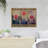 Three Pictures Of Dawn And Sunset In Forest - And They Shall Dwell Safely In The Wilderness - 1 Piece Rectangle Graphic Art Print On Wrapped Canvas-973138568