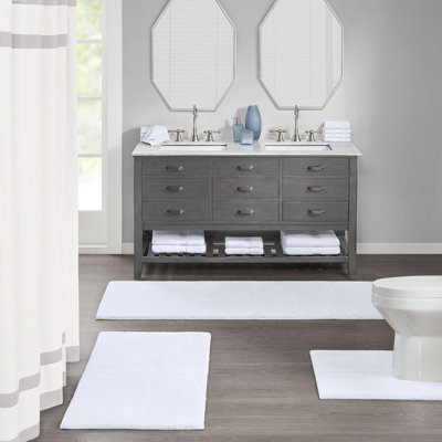 Tapis de bain en polyester à séchage rapide pour un confort de qualité spa dans les salles de bain