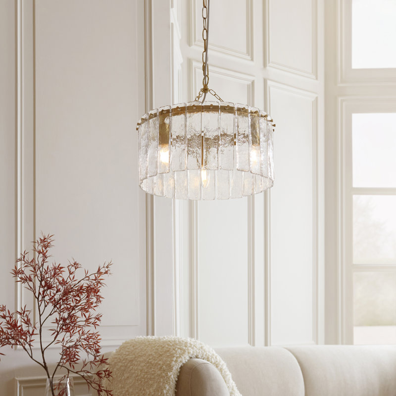 Korna 3-Light Chandelier, 31cm H x 37cm W x 37cm D, 3 Lights
