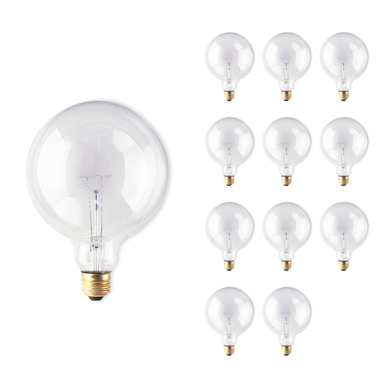 Ampoule incandescente à intensité variable 60 watts G40 (2700) E26 / culot moyen (standard)