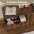 Fluted 3 Drawer Dresser,Modern Storage Cabinet,Wood Chest Of Drawers for Bedroom & Living Room