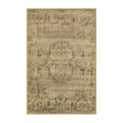 Tapis oriental en laine / polyester tissé à la machine Haaniya