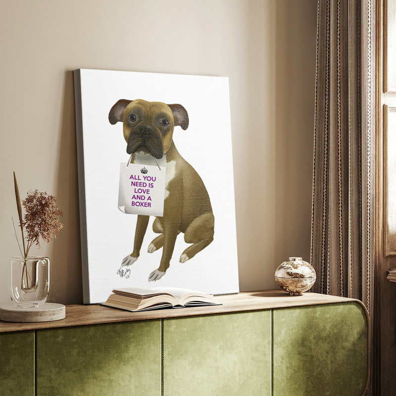 Love and Boxer - galerie sur mesure, H 60 po x l 40 po